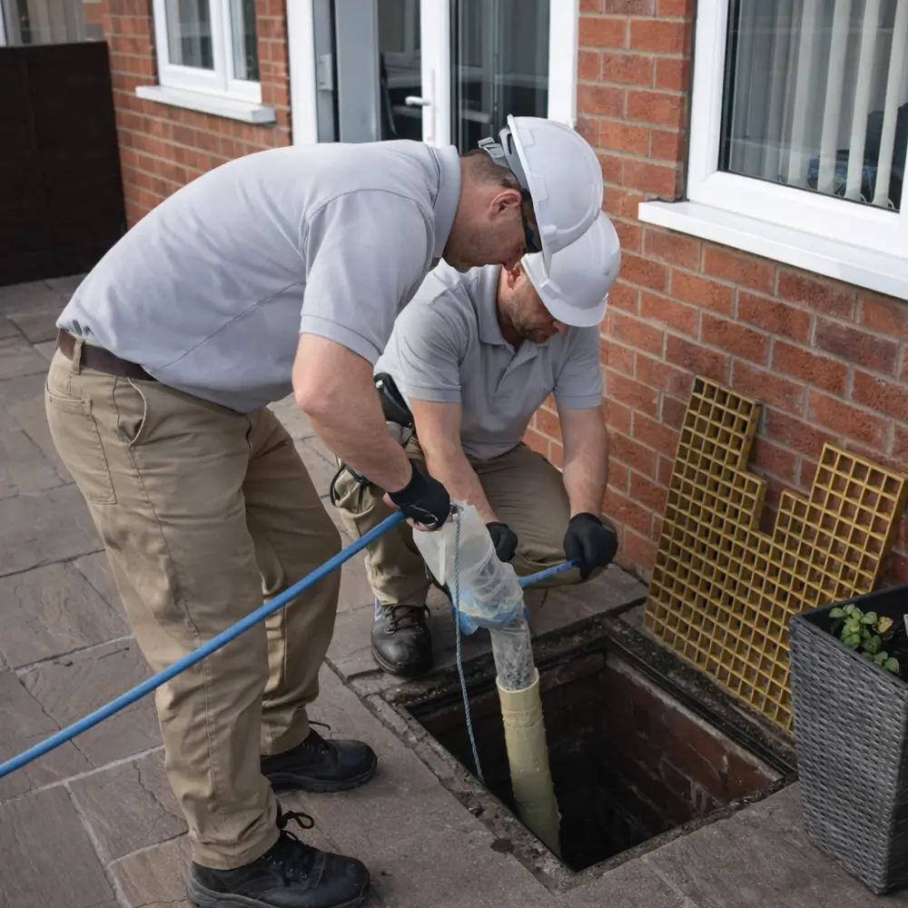 Blocked drain repair service in St Albans